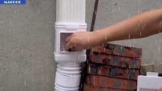 Celebrity Magoog Gutter Downspout Extensions with Leaf Filter Profile