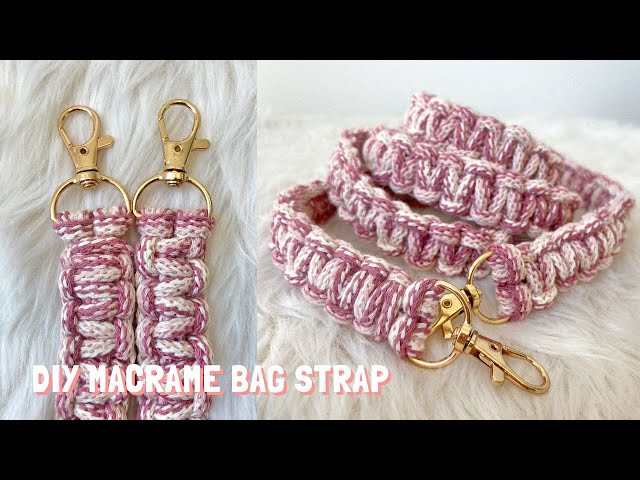 DIY Macramé Kit Bag Strap Sumatra Brick