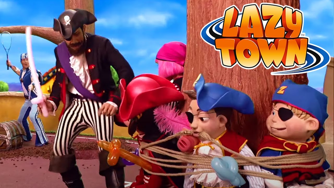 Rottenbeard el Pirata | Lazy Town en Español | Dibujos Animados en ...
