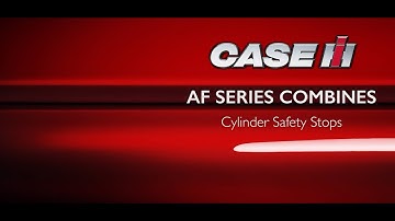 AF Series Combines – Cylinder Safety Stops