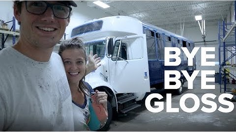 Finishing Our Shuttle Bus Paint Job! What