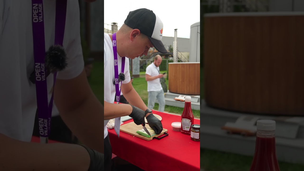 Вкусный хот дог от Никиты из B-Fire! 