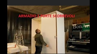 ARMADIO 2 PORTE SCORREVOLI DISPENSA #sumisura #fattoamano #homemade #madeinitaly #faidate #diy