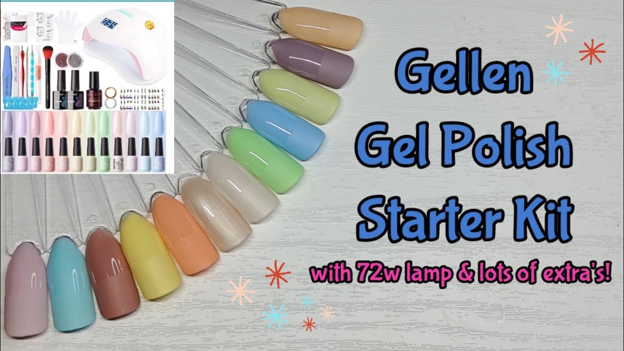 GELLEN Gel Nail Polish Kit - Summer Series 6 Colors Nail Polish Set, Pink  Red Neutrals Gel Polish Kit, Soak Off Gel Nail Kit, Manicure DIY Home  Salon, Pastels Colors Pretty In Pink