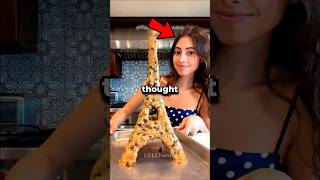She Tried to Bake an Eiffel Tower 👀 (@itsmejuliette/IG)