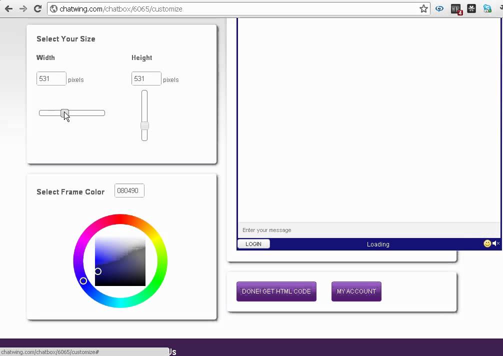 Install Chat Widget to Jimdo