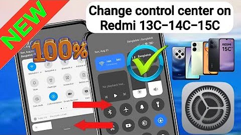 📱How to Change Control Center on Redmi 13C/14C/15C