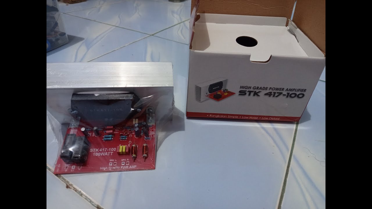 Review Kit Amplifier Hifi STK 417-100 Suara Sangat Detail Kelas SQL