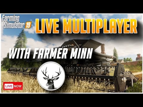 🔴|Live Stream| Multiplayer Farming on Riverview MOD map on the Farmer Minn Server!