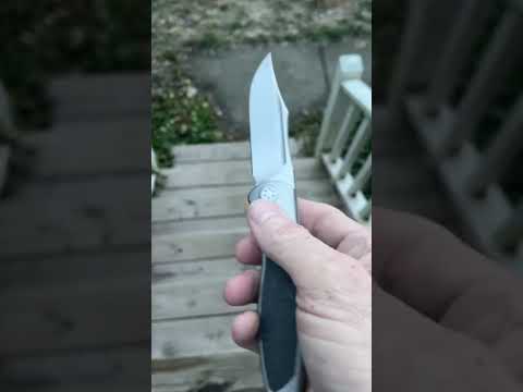 Sharp by Design - Mini Tempest. Titanium with a Carbon Fiber Inlay & M390. A flipping overview!