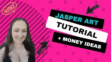Jasper Art Tutorial - Plus How to Make Money With Jasper Art