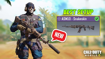 ASM10 Best Gunsmith Class Setup Codm | ASM-10 No Recoil Cod Mobile  Season 2