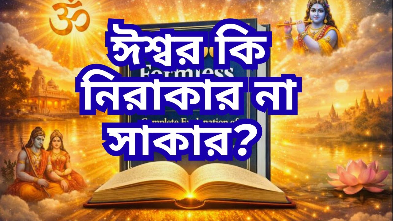 ঈশ্বর কি নিরাকার না সাকার || ব্রহ্ম বনাম ভগবান পরিষ্কার ব্যাখ্যা || ব্রহ্ম, পরমাত্মা ও ভগবান ||