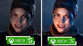 Senua's Saga Hellblade 2 Xbox Series X vs Xbox Series S Graphics Comparison