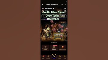 Goblin Mine Game Code Today 1 December Goblin Mine Game Secret Combo Code