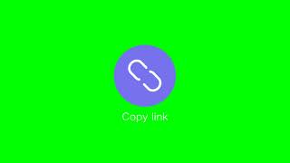 Video Copy Link icon Green Screen