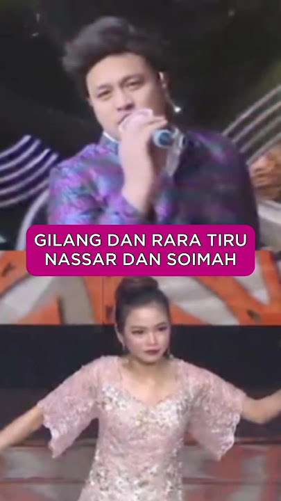Gokil Mirip Banget! Rara dan Gilang tiruin Soimah dan Nassar #shorts