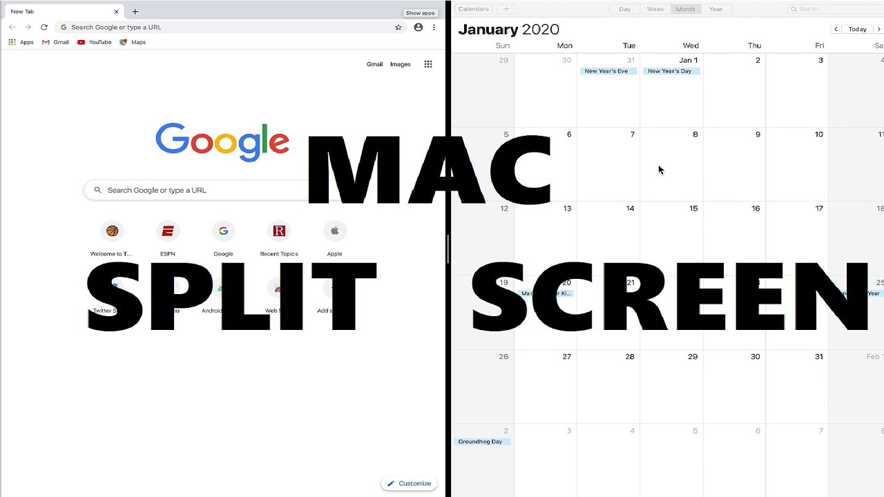 How to Split Screen on MacBook! - YouTube