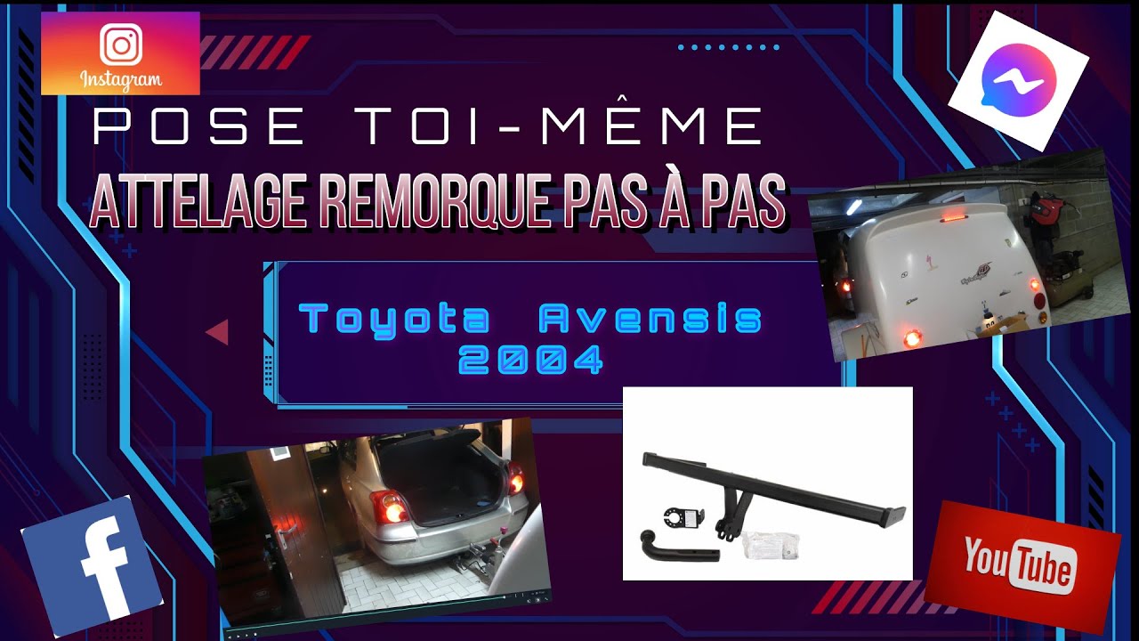 Attelage (boule de remorquage) TOYOTA AVENSIS 2 PHASE 2 Diesel