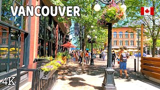 🇨🇦 【4K】☀️ Downtown Vancouver BC, Canada. Amazing sunny day.  May 2024.