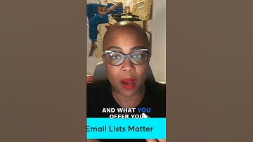 Why You Need an Email List Now!