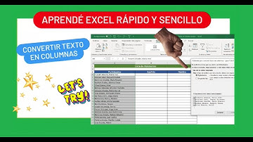 🔺👍 Separar TEXTO en COLUMNAS | Excel 👍🔺
