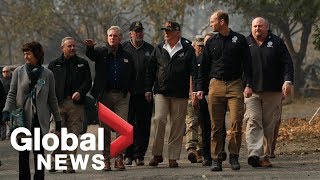 President donald trump headed to northern california on saturday see
firsthand the grief and devastation from deadliest u.s. wildfire in a
century. fo...