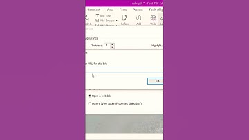 Add hyperlink in Foxit PDF