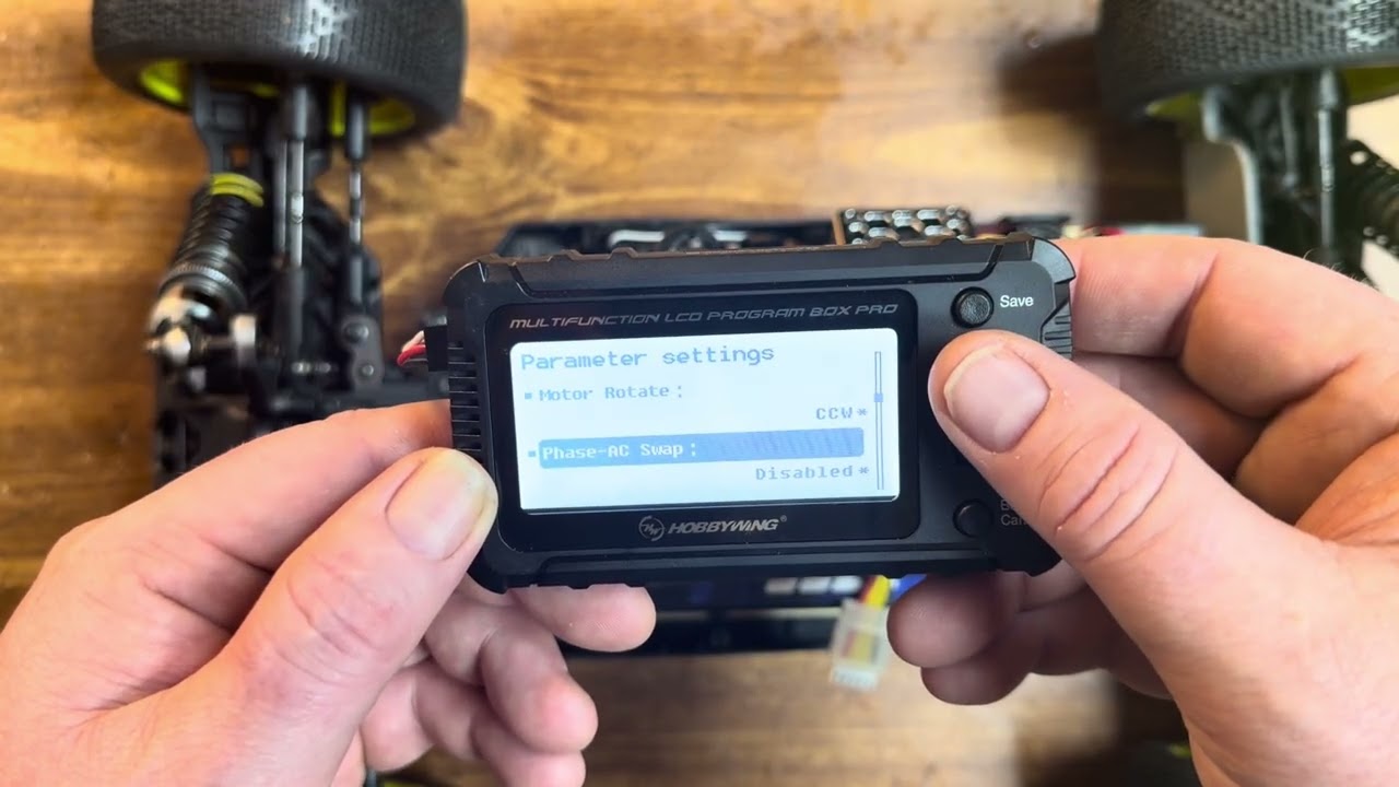 Hobbywing LCD Programming Box, RX8 G3 ESC Features, Turbo Timing