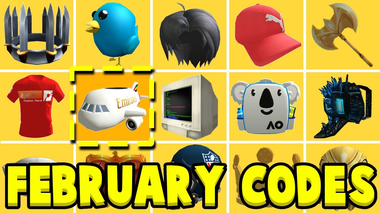 ALL FREE ITEMS ON ROBLOX (WORKING FEBRUARY 2020) - Promo Codes, Event Items,  Gift Cards & More 