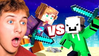 DREAM vs MrBeast Minecraft BATTLE! (intense)