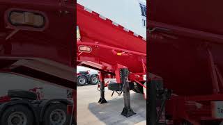 3 Axle Bulk Cement Tanker Semi Trailer#semitrailer #powdertanker #manufacture #factory
