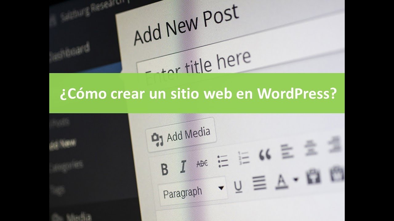 Crear un sitio web en WordPress - YouTube