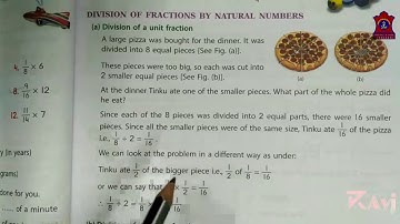 Mathematics Grade-5 | Ch-5 Ex-5.7 Division of Fractions | APS BINNAGURI