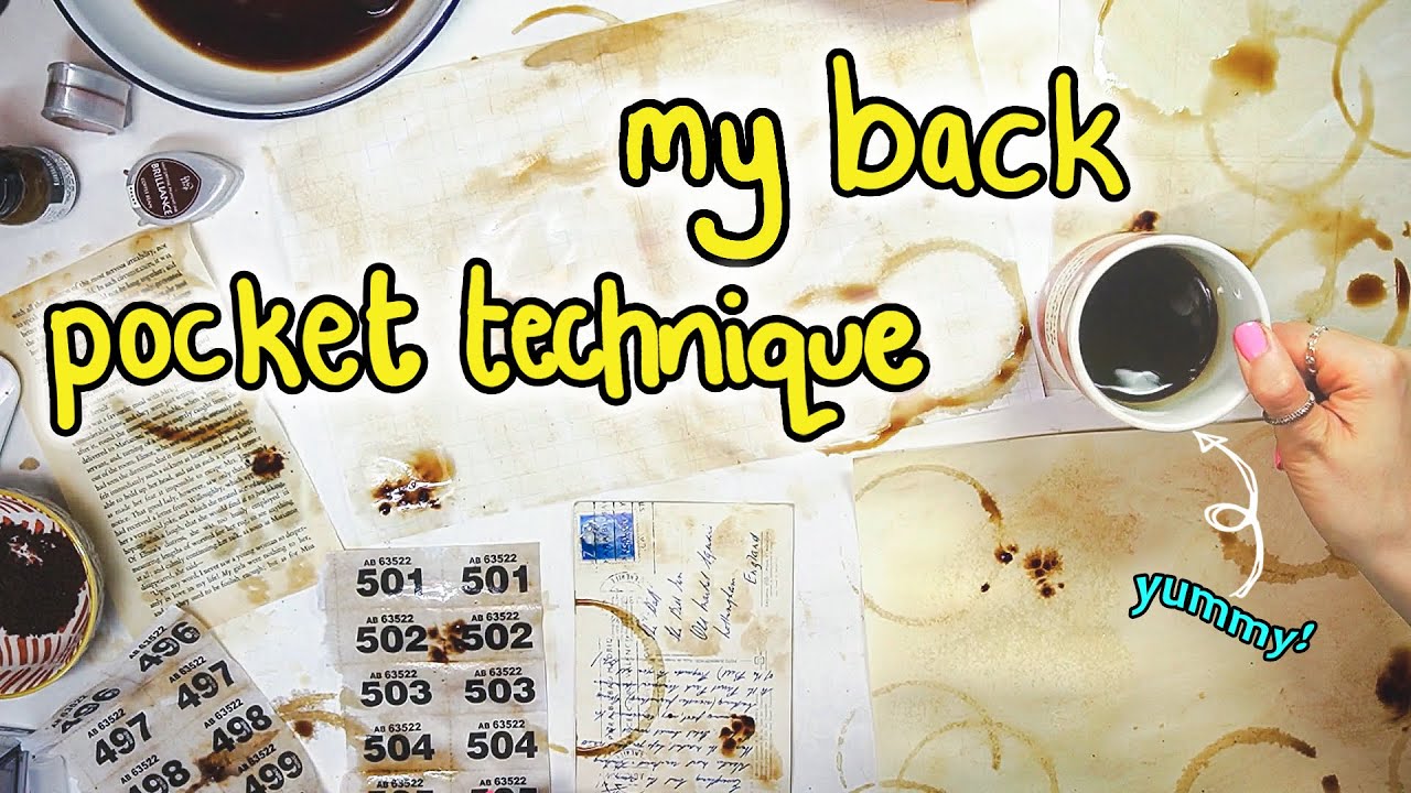 What I Make When I Don't Know What to Create | Paper Aging Techniques for Faux Vintage Collage