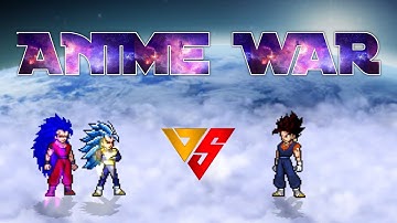 Goku SSJ7 (New) & Vegeta SSJ7 OP (New) VS Vegito OP (all form) in Jump Force Mugen