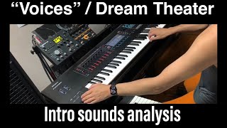 Dream Theater Voices keyboard intro cover JD800 Wailing Guitar FANTOM Kevin Moore ケヴィンムーア ドリームシアター