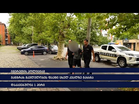 იმერეთის პოლიციამ განზრახ მკვლელობის ფაქტი ცხელ კვალზე გახსნა - დაკავებულია 1 პირი