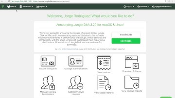 How to Create a Jungle Disk User