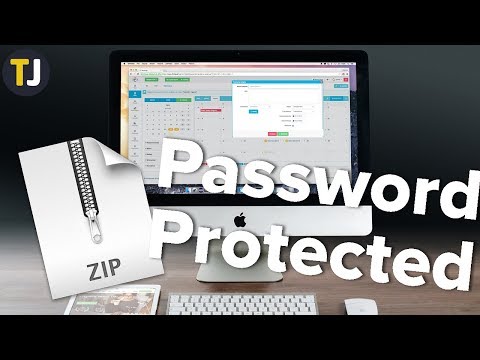 How to Password Protect a Zip File in MacOS!