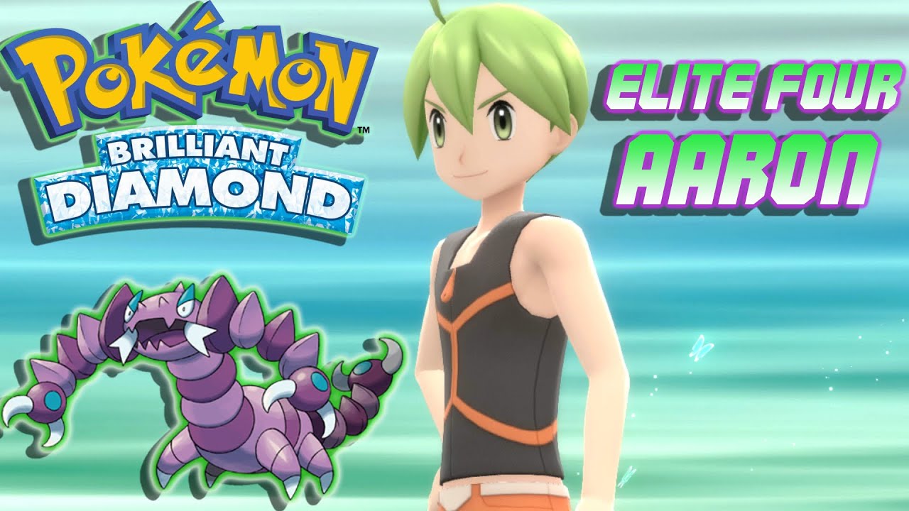 Pokémon Brilliant Diamond Elite Four Aaron Battle 