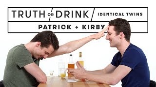 Identical Twins Play Truth or Drink (Patrick & Kirby) | Truth or Drink | Cut