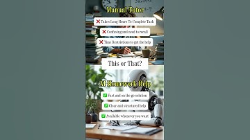 Manual Tutors vs AI Homework Help | Which One you need? #shorts  #AIHomework #studentlife