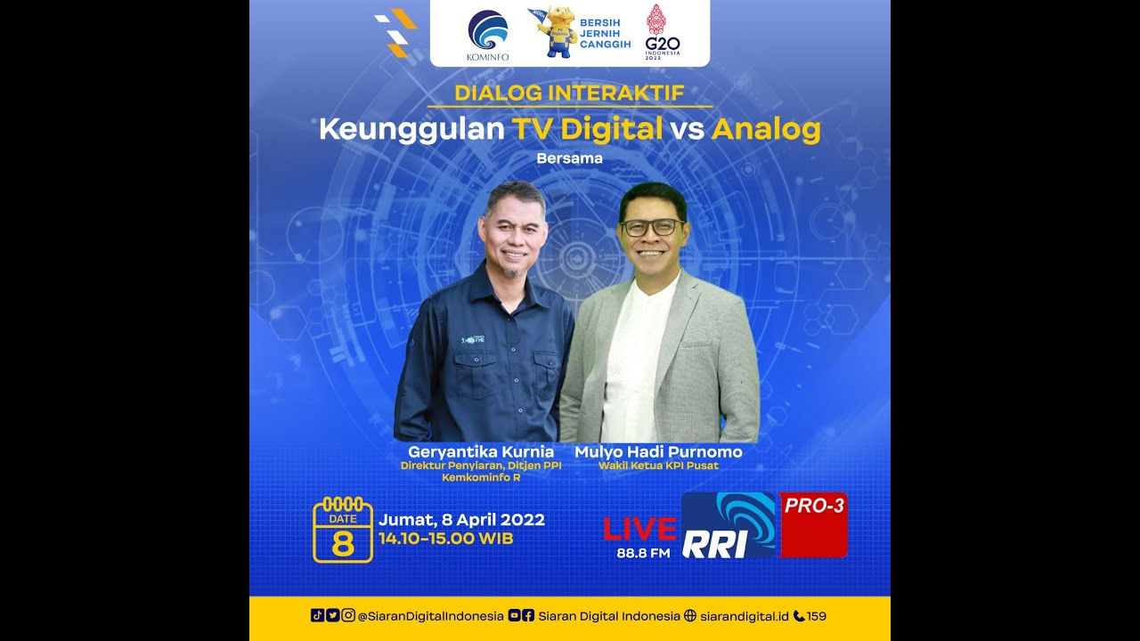 KOMINFO : TV DIGITAL VS TV ANALOG