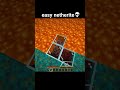 Si,no pasa! #herobrine #netherite #minecraft #easy #santamuerte