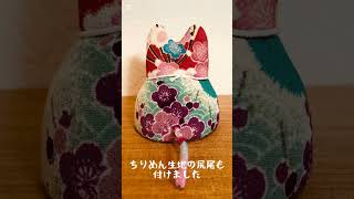 猫の木目込人形