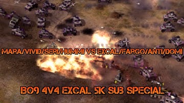 C&C Generals Zero Hour 225$ 4v4 BO9 Set: Marakar/Vivid/Humanity/Seri vs Excal/Domi/Fargo/Ant1_Pr0