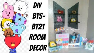 DIY BTS /BT21 Room Decor: Organizador, Prateleira BTS, Mini Almofadas Bt21, Porta Celular Chimmy E+ screenshot 3