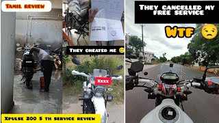 xpulse 200 5th service || they cheated me🥲 || hero service big scam 😥||hero xpulse service cost by CHE'S PILOT 379 views 11 months ago 2 minutes, 59 seconds
