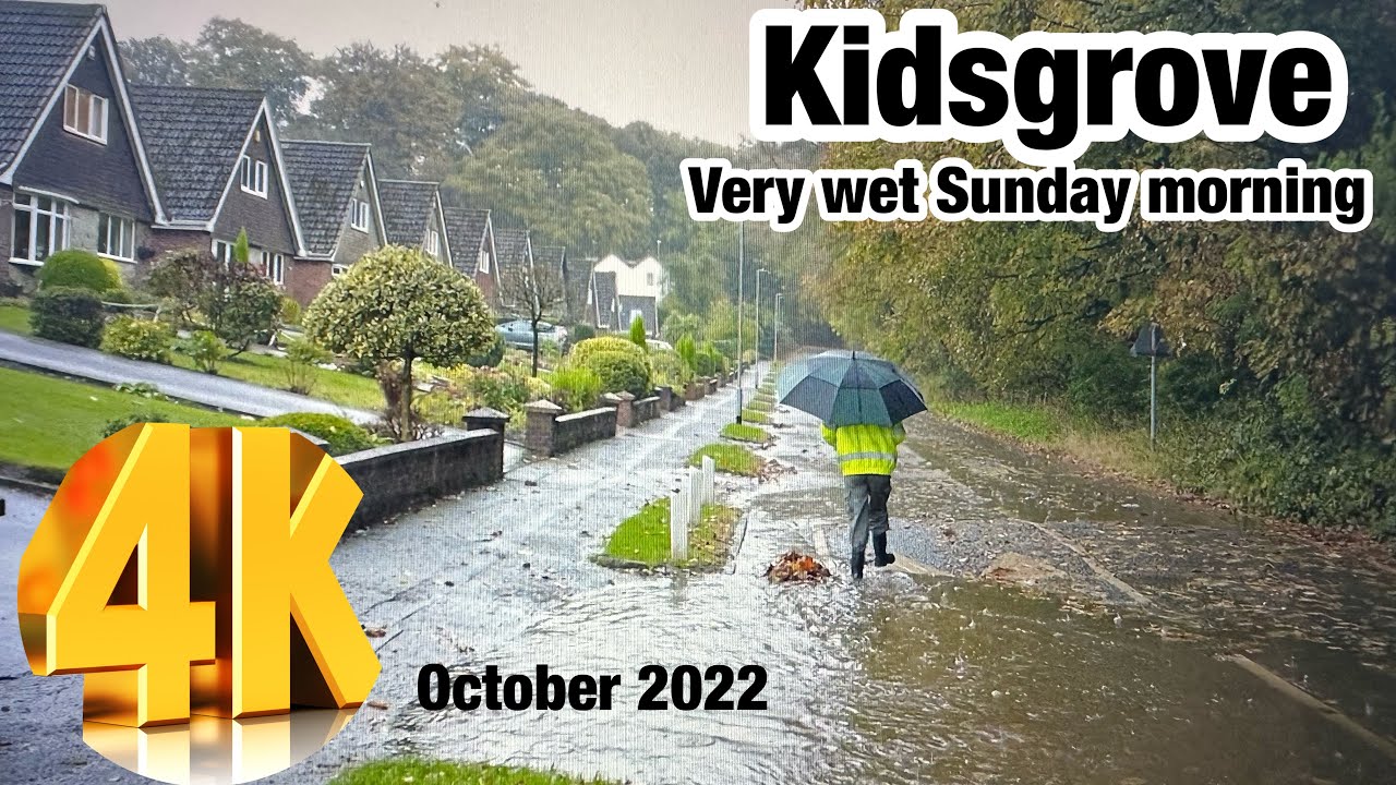 KIDSGROVE ON A VERY WET MORNING - YouTube